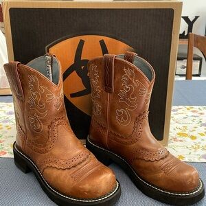 Ariat Women's Fatbaby Saddle Western Boots - Russet Rebel, Size 6, Barely worn